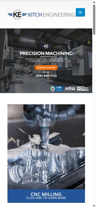 kitchengineering.com mobile website preview